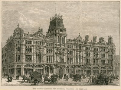 Mercers Companyn uudet rakennukset, Cheapside, Lontoo tekijältä English School