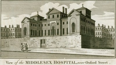 Middlesexin sairaala, lähellä Oxford Streetiä tekijältä English School
