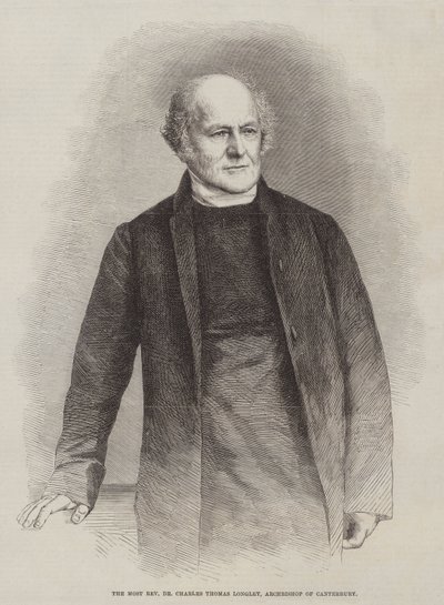 Kunnianarvoisin tohtori Charles Thomas Longley, Canterburyn arkkipiispa (kaiverrus) tekijältä English School