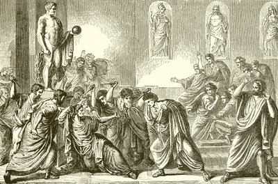 Julius Caesarin murha (kaiverrus) tekijältä English School