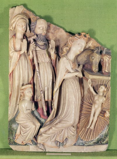 Syntymä, n. 1470-1490 (alabasteri) tekijältä English School