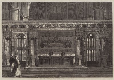 The New Reredos in Westminster Abbey (kaiverrus) tekijältä English School