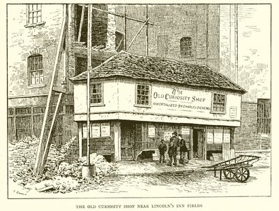 Old Curiosity Shop lähellä Lincolns Inn Fieldsiä tekijältä English School