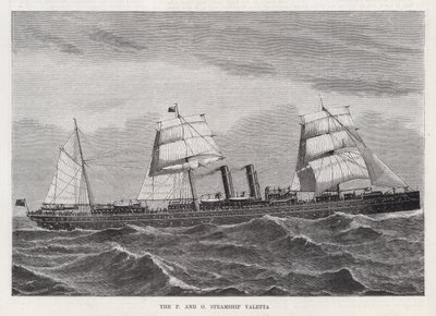P and O Steamship Valetta (kaiverrus) tekijältä English School