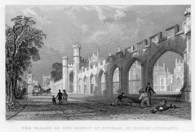 Durhamin piispan palatsi piispa Aucklandissa, 1833 tekijältä English School
