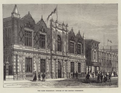 Pariisin näyttely, British Commissionin toimistot (kaiverrus) tekijältä English School