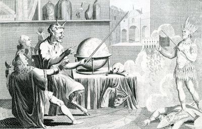 Parlmt. hajotettu, tai paholainen ennustaja, kaiverrus G. Terry, noin 1774 tekijältä English School
