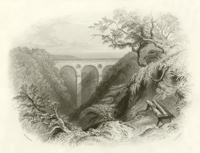 Peaths Bridge ja Ravine, Berwickshire tekijältä English School