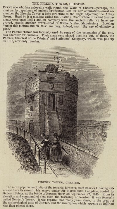 Phoenix Tower, Chester (kaiverrus) tekijältä English School