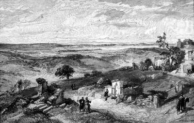 The Plains of Troy from Erenkeui, Turkki, The Picturesque Mediterranean, Volume 3, julkaisija Cassell and Co. Ltd. tekijältä English School