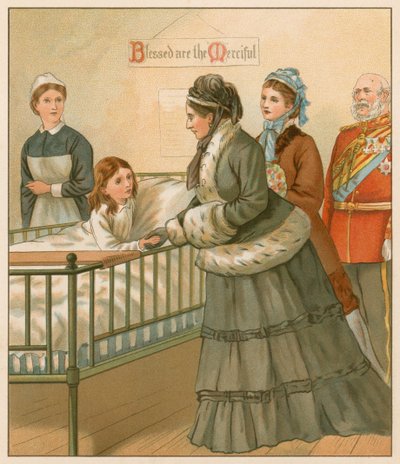 Kuningatar Lontoon sairaalassa tekijältä English School