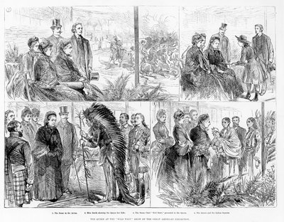 The Queen at the Wild West Show, Great American Exhibition, 1887 tekijältä English School