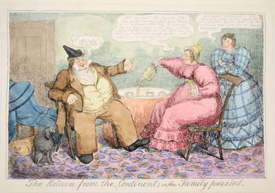 Paluu mantereelta tai perhe ymmällään, pubi. 1835 tekijältä English School