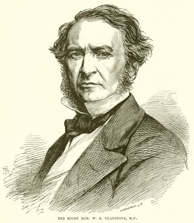 Oikea Hon. W.E. Gladstone, M.P. tekijältä English School