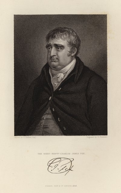 Oikea kunniallinen Charles James Fox tekijältä English School