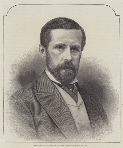The Right Honorable Earl of Aberdeen, Lord Lieutenant of Ireland (kaiverrus) tekijältä English School