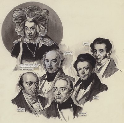 Rothschild-perhe (guassi paperilla) tekijältä English School