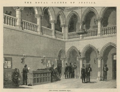 Royal Courts of Justice: Judges Chambers Hall tekijältä English School