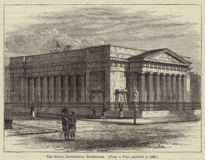 Kuninkaallinen instituutio, Edinburgh (kaiverrus) tekijältä English School
