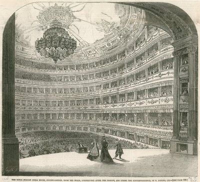 Italian kuninkaallinen oopperatalo, Covent Garden, Lontoo tekijältä English School