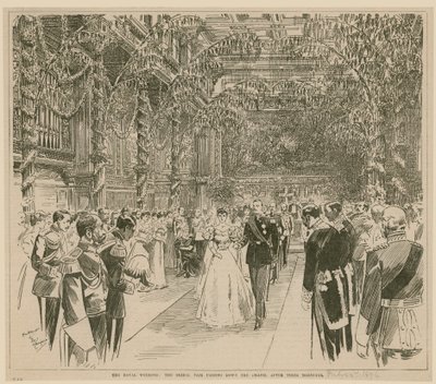 Kuninkaalliset häät 23. heinäkuuta 1896 tekijältä English School