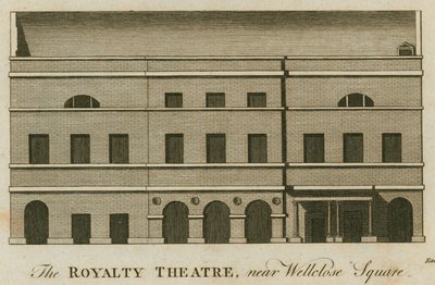 Royalty Theatre, Well Street, Wellclose Square, Lontoo tekijältä English School