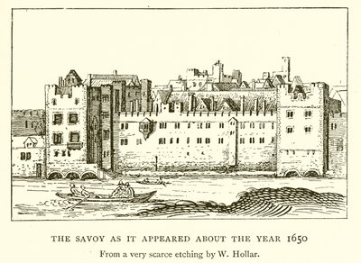 Savoy sellaisena kuin se ilmestyi noin vuonna 1650 tekijältä English School