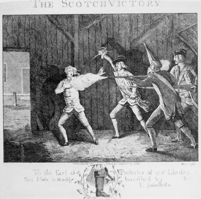 Scotch Victory, 1768 tekijältä English School
