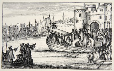 Seitsemän piispaa palaamassa tornista, 1688 tekijältä English School