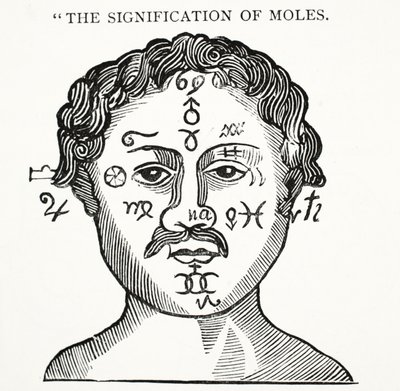 The Signification of Moles, kuvitus John Ashtonin kirjasta Chap-books of the Eightenth Century, pub. 1882 tekijältä English School
