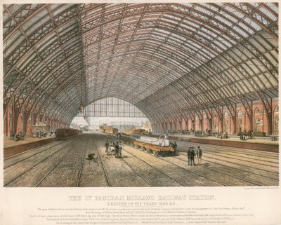 St Pancras, Midlandin rautatieasema, Lontoo, pystytettiin vuosina 1866-69 tekijältä English School