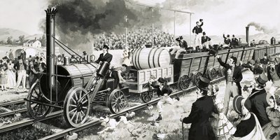 The Story of Steam: Trains on Trial. Stephensonin "Raketti" tekijältä English School