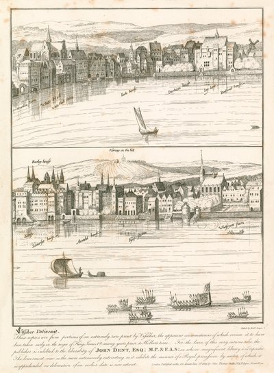 Strand, Lontoo, Thames-joelta 1600-luvulla tekijältä English School