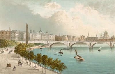 Thames Embankment - itään päin katsoen tekijältä English School