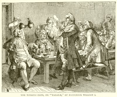 Frederick William I:n tupakkaklubi tai Tabagie tekijältä English School