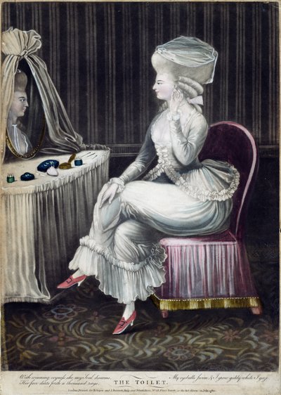 WC, pubi. Robert Sayer ja J. Bennett, 1780 (mezzotint-kaiverrus) tekijältä English School