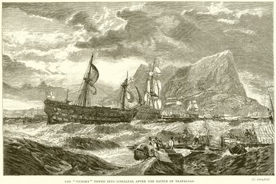 Victory hinattiin Gibraltarille Trafalgarin taistelun jälkeen tekijältä English School