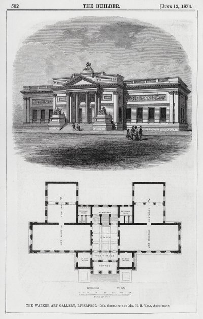 The Walker Art Gallery, Liverpool (kaiverrus) tekijältä English School