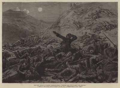 The War, Effect of Modern Breechloaders, "Turkish Loss, 800 in around Ten Minutes" (kaiverrus) tekijältä English School