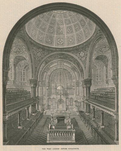 Länsi-Lontoon juutalainen synagoga tekijältä English School
