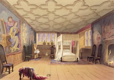 Valkoinen huone, Cotehele-talo, n. 1830-40 tekijältä English School