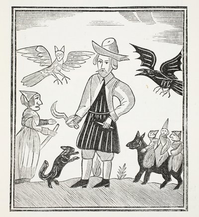 The Witch of the Woodlands, kuvitus John Ashtonin kirjasta Chap-books of the Eightenth Century, pub. 1882 tekijältä English School