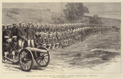 aLa Guerra Zulu, la Brigada Naval va aterrar des de l