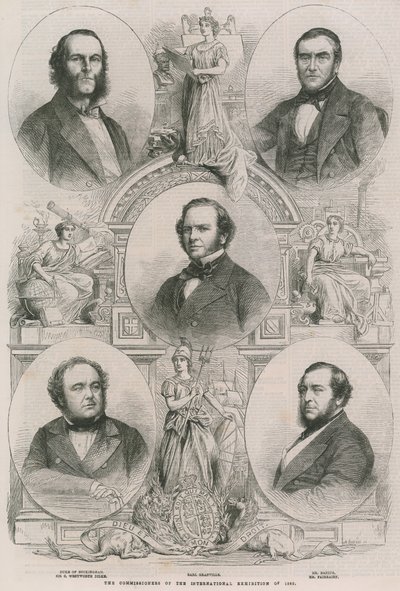 Vuoden 1862 kansainvälisen näyttelyn komissaarit tekijältä English School