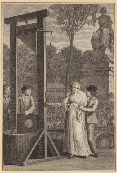 Charlotte Cordayn kuolema (kaiverrus) tekijältä English School