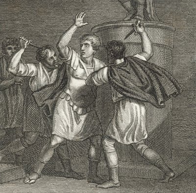 Julius Caesarin kuolema (kaiverrus) tekijältä English School