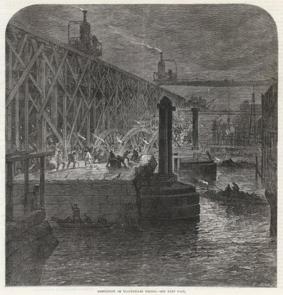 Blackfriars Bridgen purkaminen tekijältä English School