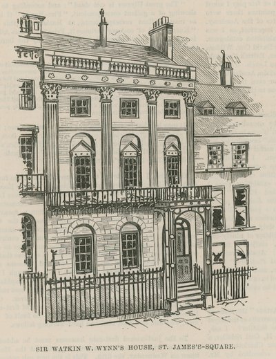 Dynamiitin raivo Westminsterissä; Sir Watkin W Wynnsin talo, St James