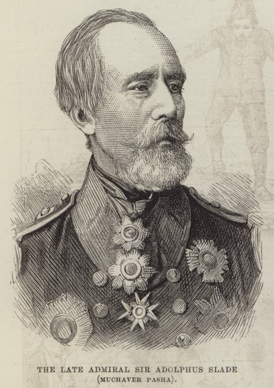 Edesmennyt amiraali Sir Adolphus Slade, Muchaver Pasha (kaiverrus) tekijältä English School