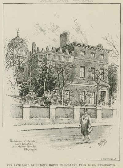Edesmennyt Lord Leightonsin talo Holland Park Roadilla, Kensingtonissa, Lontoossa tekijältä English School